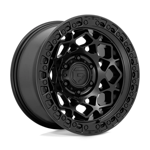 Fuel D786 UNIT Matte Black W/ Matte Black Ring 17x9 -12 6X139.7 106.1