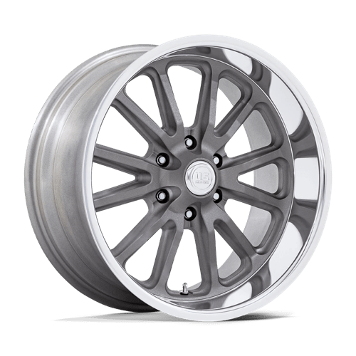 US Mag UC145 RAMBLER 6 Matte Gunmetal Diamond Cut Lip 20x9.5 +1 6X139.7 78.1
