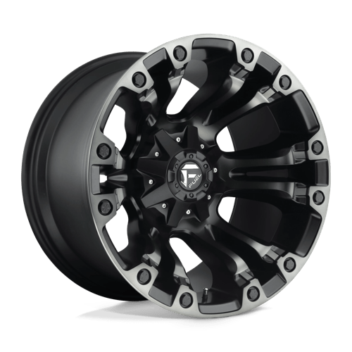 Fuel D851 VAPOR Matte Black Gray Tint 18x9 -13 6X135/6X139.7 106.1