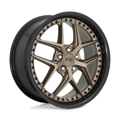 Niche M227 VICE Matte Bronze Black Bead Ring 20x10.5 +35 5X120 72.56