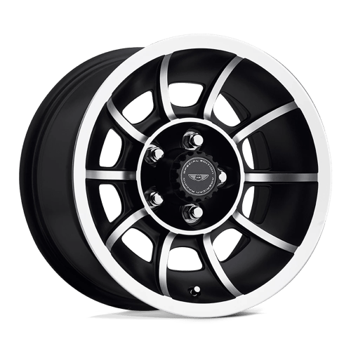American Racing Vintage VN47 VECTOR Satin Black Machined 15x7 +0 5X114.3 86.2
