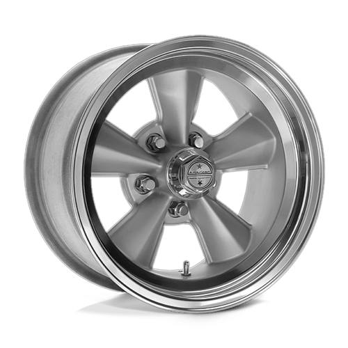American Racing Vintage VNT70R Gun Metal W/ Polished Lip 17x7 +0 5X114.3 83.06