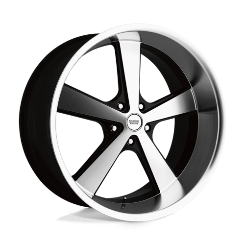 American Racing Vintage VN701 NOVA Gloss Black Machined 22x9 +15 5X127 78.3