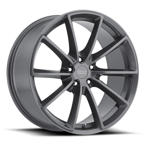 American Racing Vintage VN806 FAST BACK Anthracite W/Machined Face 20x9 +40 5X114.3 72.6