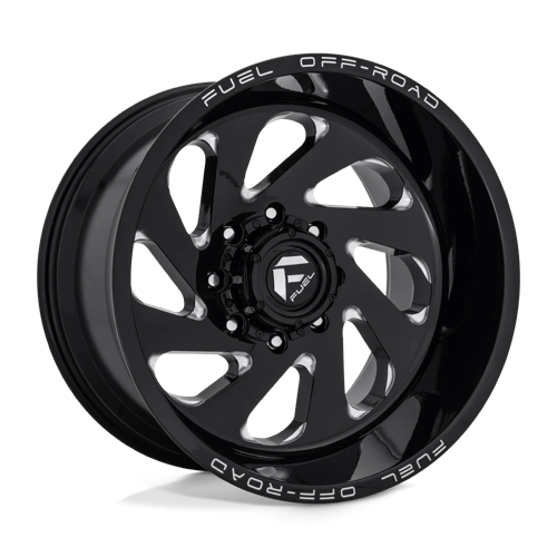 Fuel D637 VORTEX Gloss Black Milled 20x12 -44 8X170 125.1