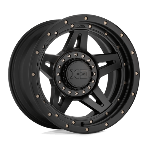 XD XD138 BRUTE Satin Black 17x9 -12 8X180 124.2