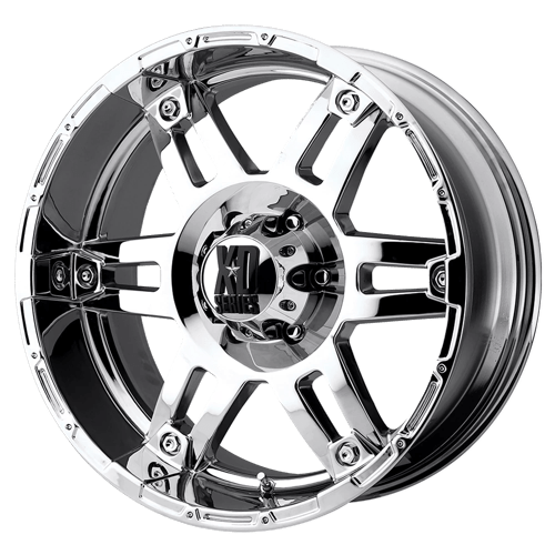 XD XD797 SPY Chrome 17x8 +18 6X139.7 106.25