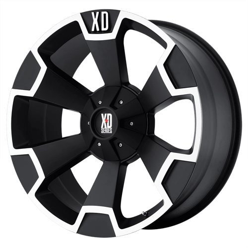 XD XD803 THUMP Matte Black Machined 20x9 +35 5X139.7/5X150 110.5