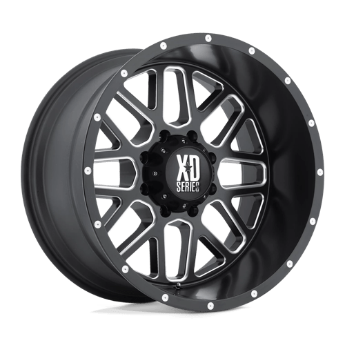 XD XD820 GRENADE Satin Black Milled 20x10 -24 6X135 87.1