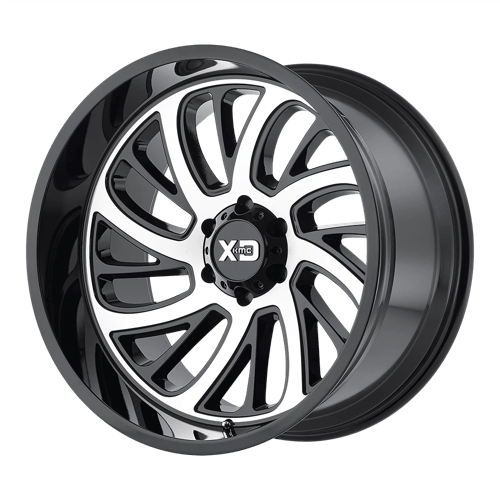 XD XD826 SURGE Gloss Black W Machined Face 20x10 -24 5X127 78.3
