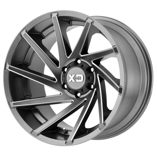 XD XD834 CYCLONE Satin Gray Milled 20x10 -18 5X127 72.6