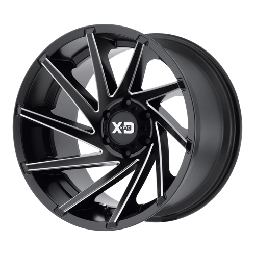 XD XD834 CYCLONE Satin Black Milled 22x10 -18 8X165.1 125.5