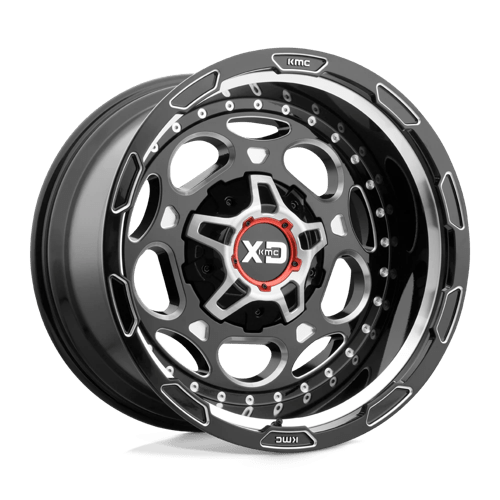 XD XD837 DEMODOG Gloss Black Milled 20x9 +0 6X135/6X139.7 106.25
