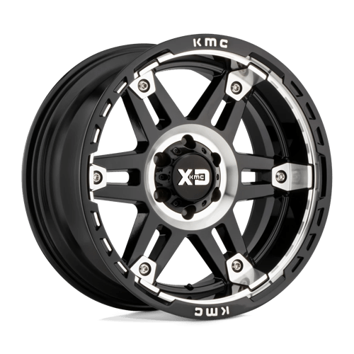 XD XD840 SPY II Gloss Black Machined 20x10 -18 8X180 124.2