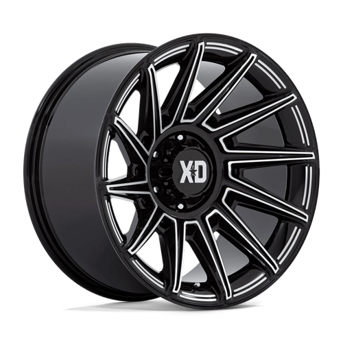 XD XD867 SPECTER Gloss Black Milled 20x10 -18 6X139.7 106.1