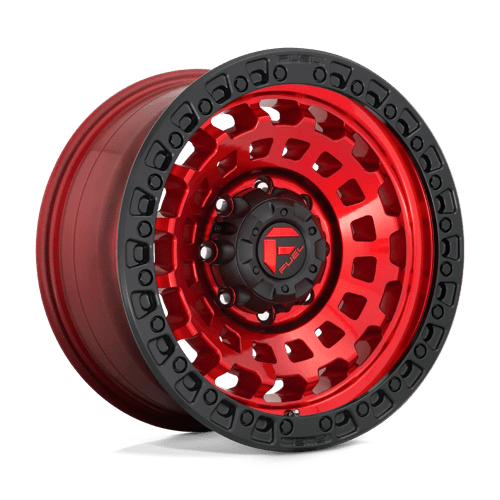 Fuel D632 ZEPHYR Candy Red Black Bead Ring 18x9 +01 6X135 87.1