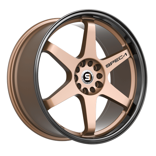 SPEC-1 RACING SPT-33 Matte Bronze Black Lip 17x8 +38 5x114.3/5x105 73.1
