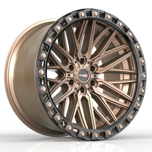 VORTEK VRT-608 Matte Bronze Black Bead Ring 20x12 -44 5x127/5x139.7 78.1