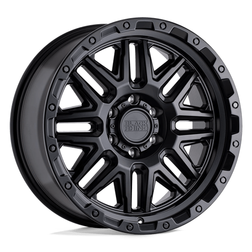 Black Rhino Hard Alloys ALAMO Matte Black W/ Black Bolts 18x9 -18 5X127 71.6