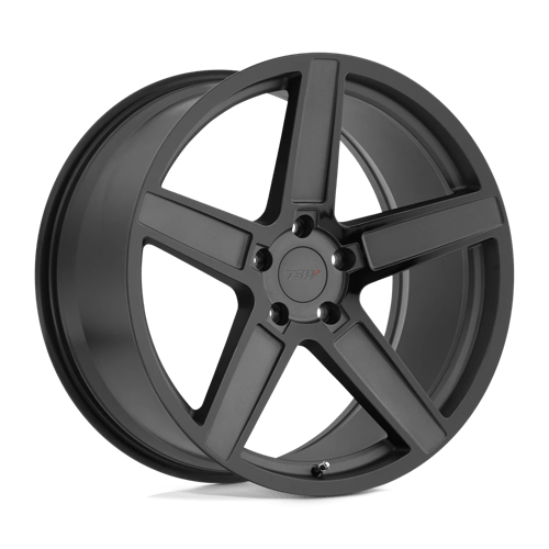 TSW ASCENT Matte Gunmetal W/ Gloss Black Face 17x8 +40 5X114.3 76.1