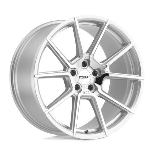 TSW CHRONO Silver W/ Mirror Cut Face 20x9 +20 5X112 66.56