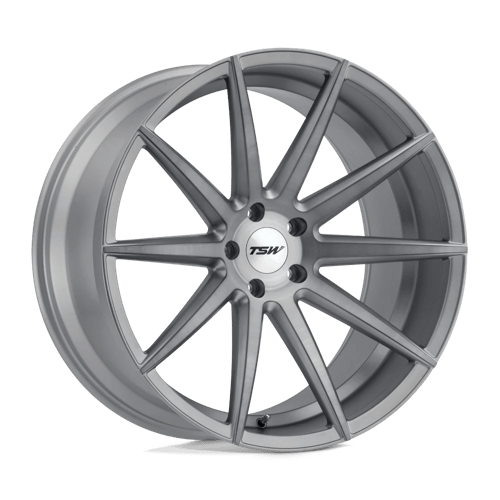 TSW CLYPSE Titanium W/ Matte Brushed Face 19x8.5 +40 5X114.3 76.1