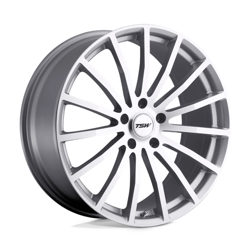 TSW MALLORY Silver W/ Mirror Cut Face 17x8 +32 5X112 72.1