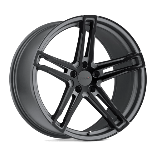 TSW MECHANICA Matte Gunmetal W/ Matte Black Face 19x9.5 +39 5X114.3 76.1