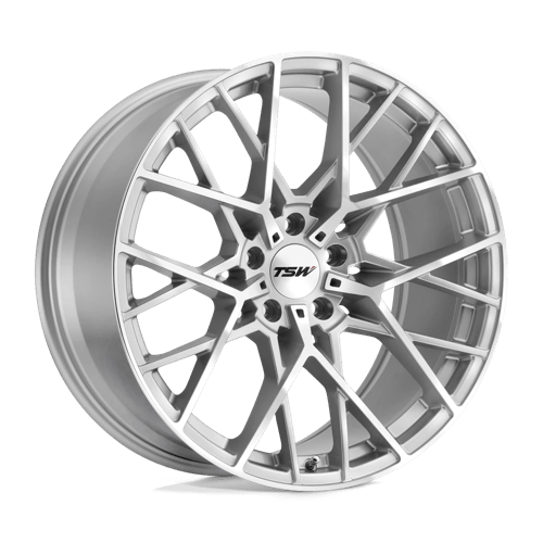 TSW SEBRING Silver W/ Mirror Cut Face 18x8.5 +35 5X100 72.1