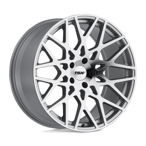 TSW VALE Silver W/ Mirror Cut Face 20x10 +25 5X120 76.1