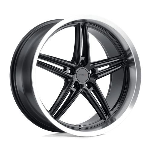 TSW VARIANTE Gloss Black W/ Machined Lip 20x9 +30 5X114.3 76.1