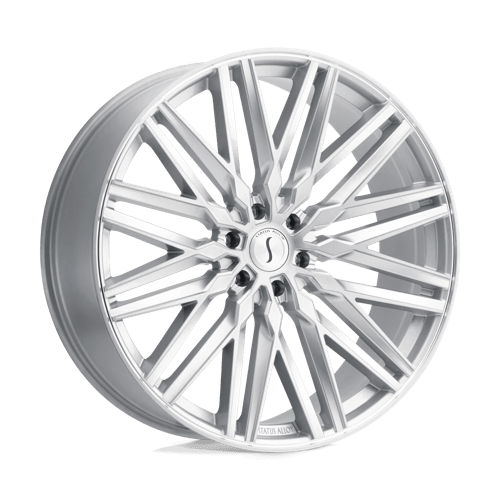Status ADAMAS Silver W/ Mirror Cut Face 20x9 +15 6X139.7 112.1