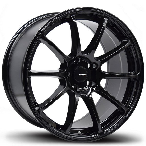 Avid 1 AV-27 Gloss Black 17x8 +35 5x114.3 73.1