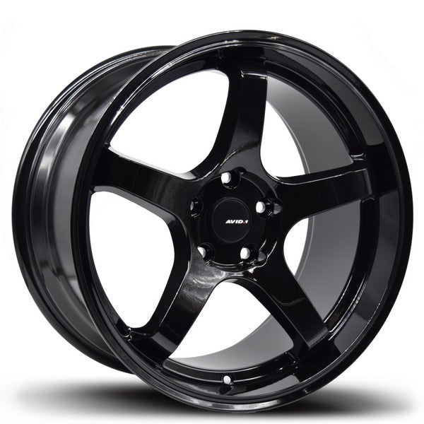 Avid 1 AV-28 Gloss Black 18x9.5 +35 5x114.3 73.1