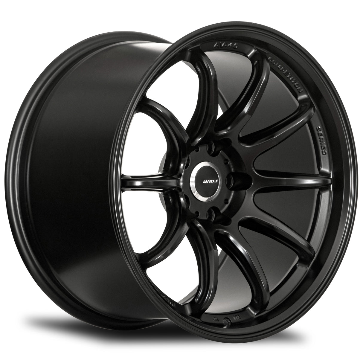 Avid 1 AV-40 MATTE BLACK 17x8 +35 5x114.3 73.1