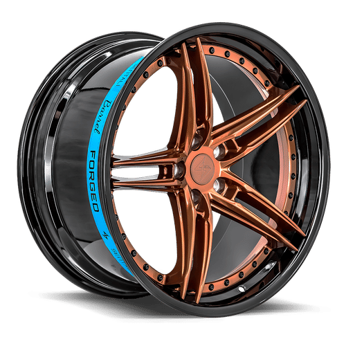 SENTALI BARREL SB3 Gloss Black Lip / Gloss Bronze Centre 20x9 +25 5x114.3 73.1