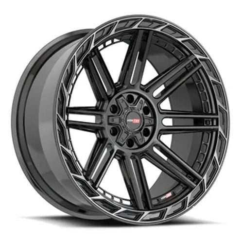 VORTEK VRP-501 Black Diamond Cut Ring W/ Dark Tint 20x9 +0 5x139.7/5x150 110.3