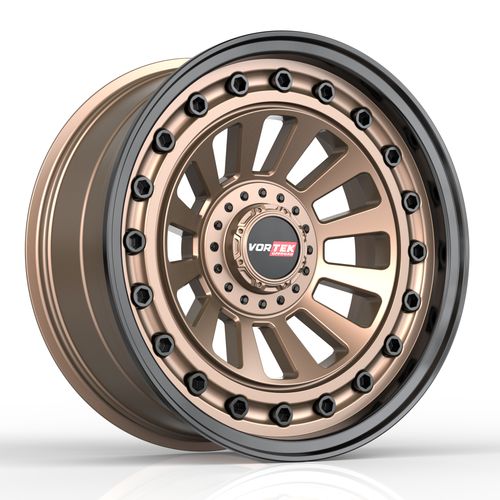 VORTEK VRD-702 Matte Bronze Black Bolts / Lip 18x9 +0 6x135/6x139.7 106.1
