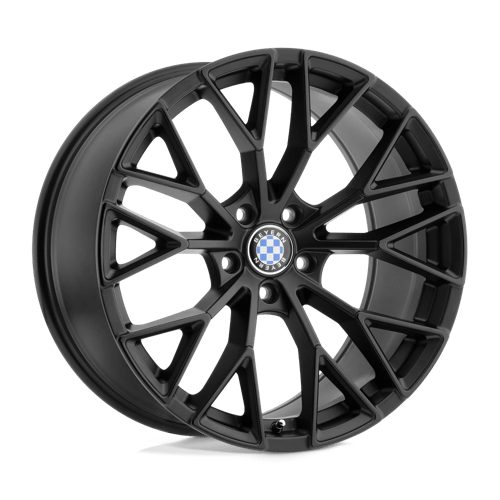 Beyern ANTLER Double Black - Matte Black W/ Gloss Black Face 20x9 +15 5X120 72.56