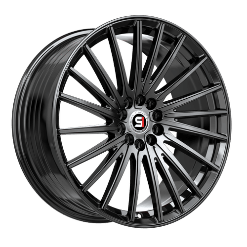 SPEC-1 RACING SP-68 Gloss Black 18x8 +38 5x112/5x114.3 73.1