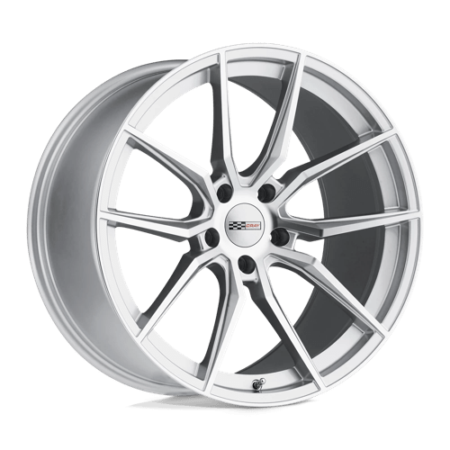 Cray SPIDER Silver W/ Mirror Cut Face 18x9 +50 5X120.65 70.3