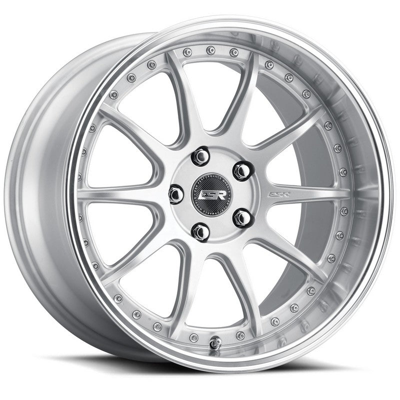 ESR CS12 HYPER SILVER/MACHINE LIP 19x8.5 +30 5X120 72.6