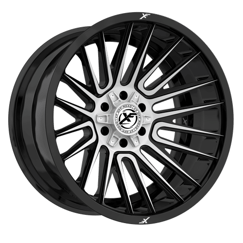 XF OFFROAD XF-234 Gloss Black Machined 20x10 -12 6x135/6x139.7 106.4