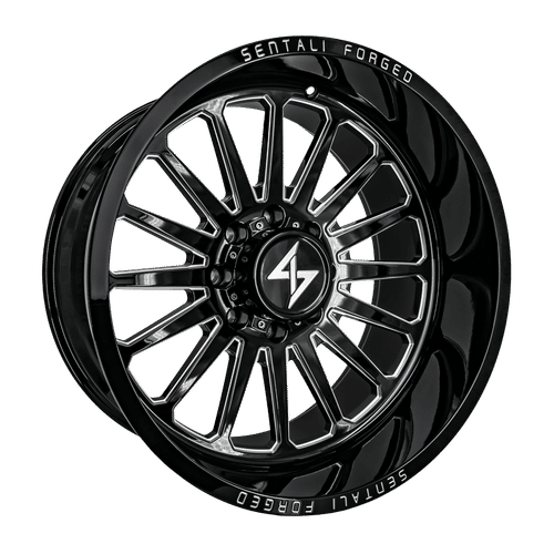 SENTALI FORGED SF-2 Gloss Black Milled 26x14 -76 8x165.1 125.2