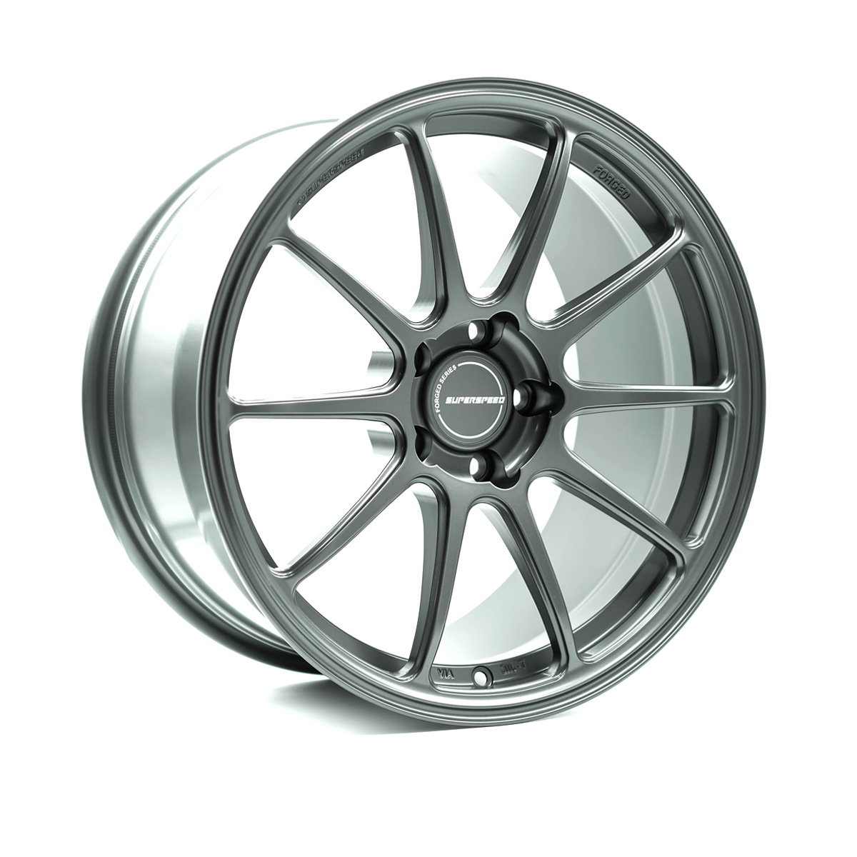 SUPERSPEED PF03RR Matt Gunmetal 18x9.5 +42 5x120 64.1