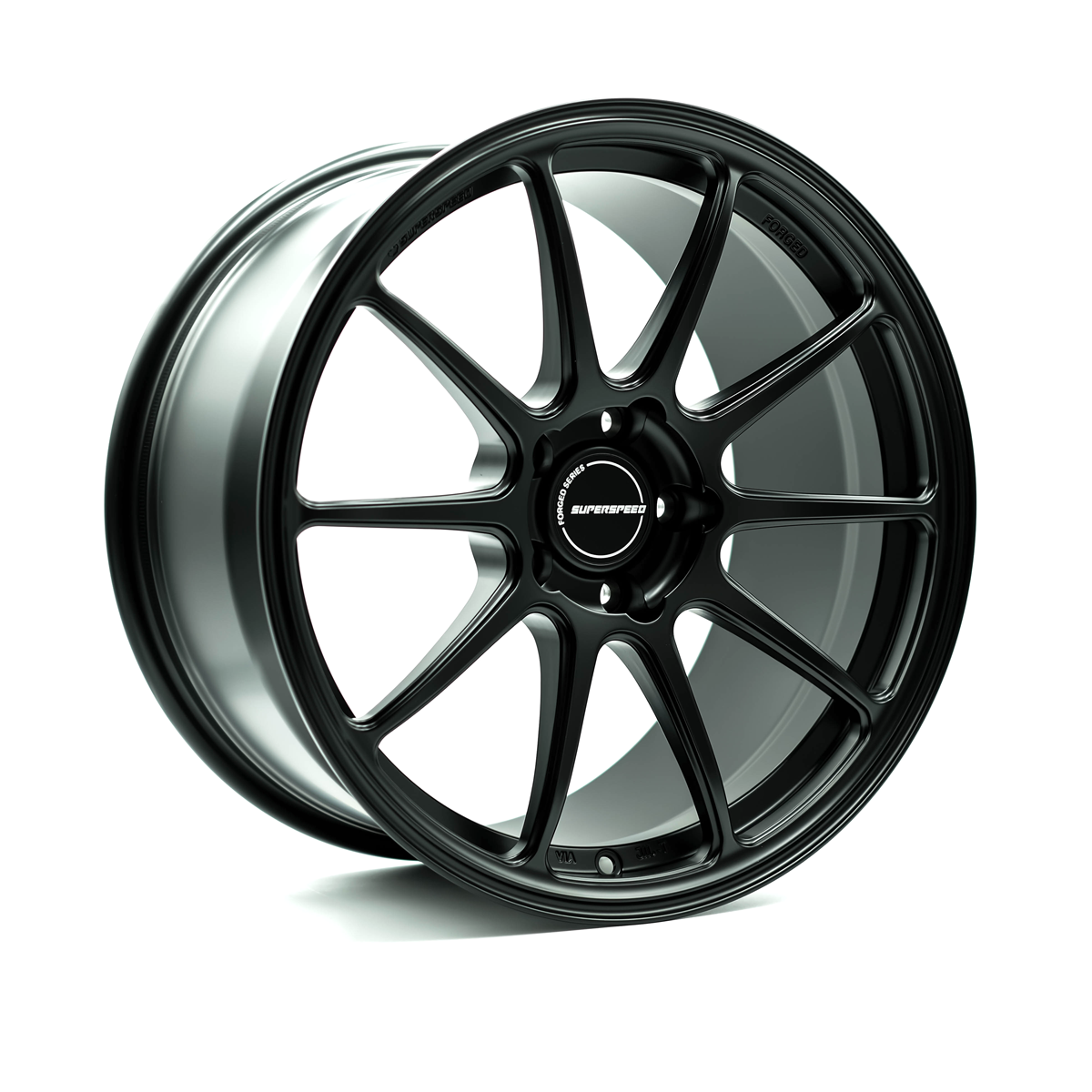SUPERSPEED PF03RR Matt Black 18x9.5 +25 5x112 66.6