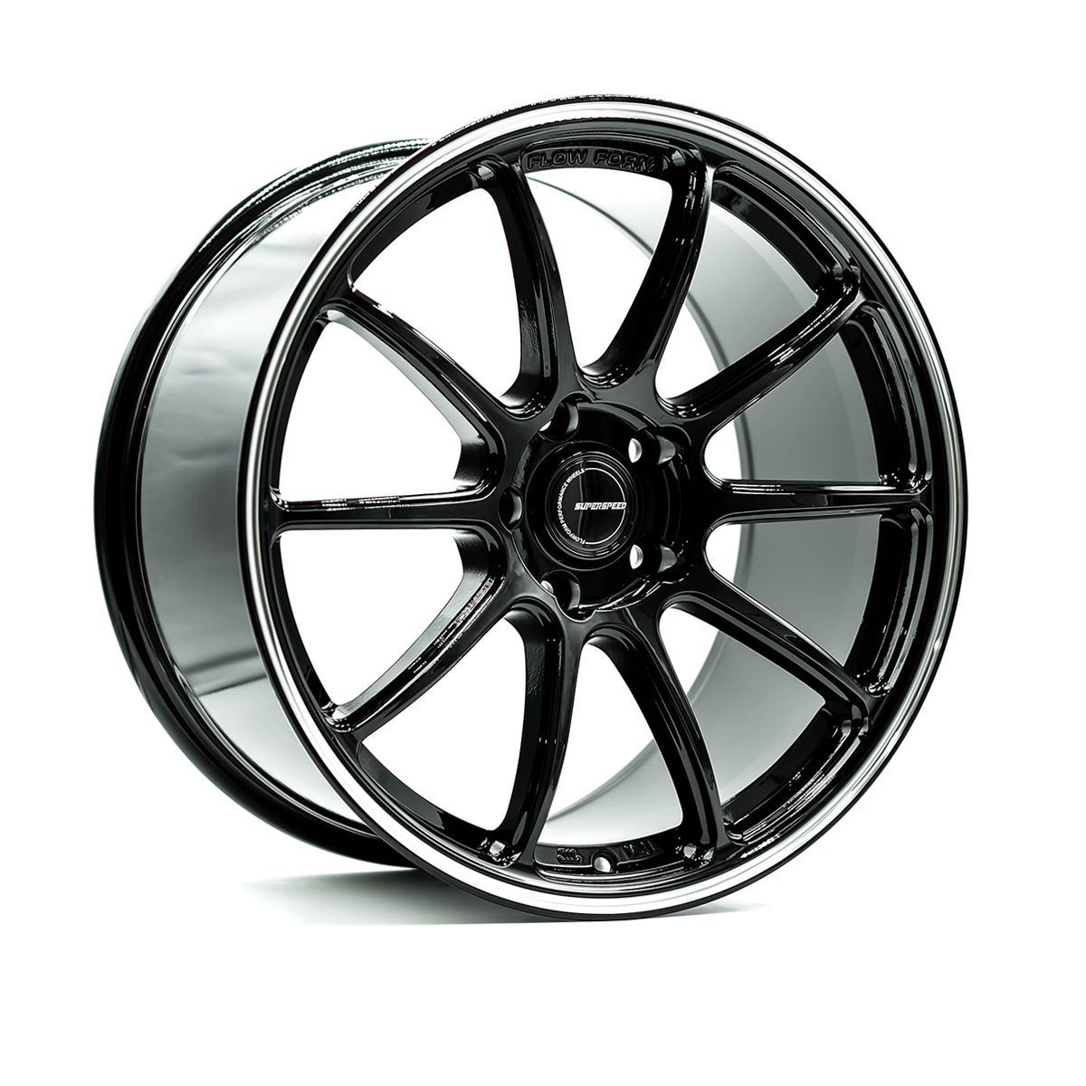 SUPERSPEED RF03RR Black Machining 18x9.5 +45 5x114.3 73.1