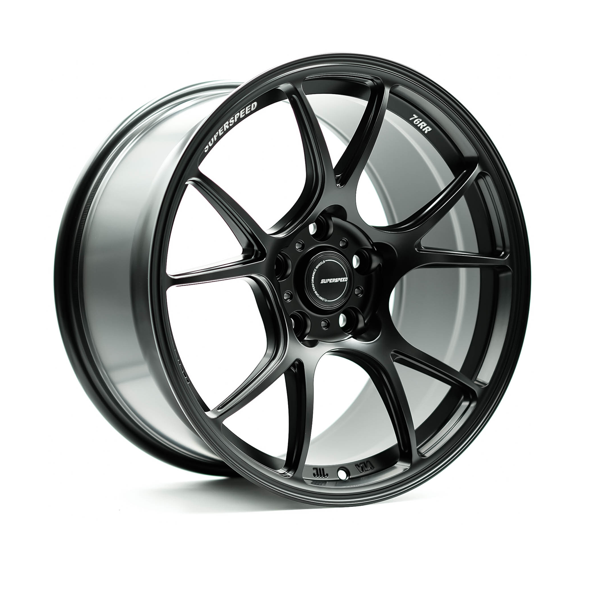 SUPERSPEED 76RR Matt Black 18x9.5 +35 5x120 72.6