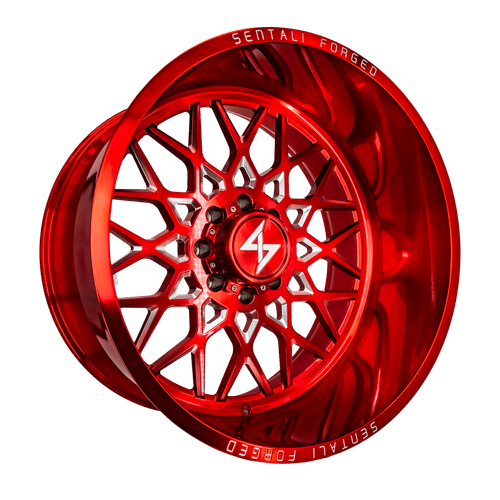 SENTALI FORGED SF-5 Red Milled 24x14 -76 5x127 71.5
