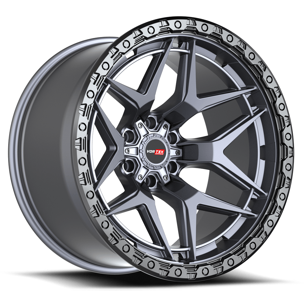VORTEK VRT-603 Matte Titanium With Black Bead Ring 20x9 +0 6x135/6x139.7 106.1